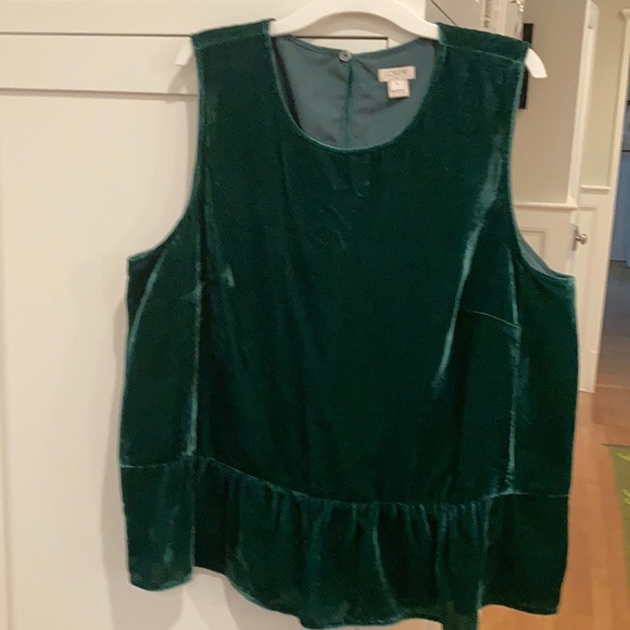 J. Crew Factory Tops - ***J. CREW FACTORY velvet top***LAST CHANCE!